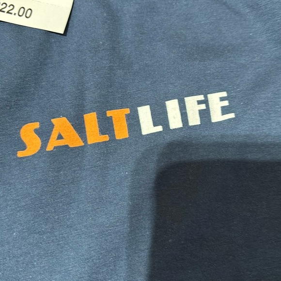 Salt Life A Day In The Life,Pre-shrunk cotton,tagless crewneck,logo front & back - Picture 3 of 9